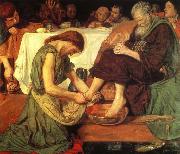 Ford Madox Brown Jesus Washing USA oil painting artist